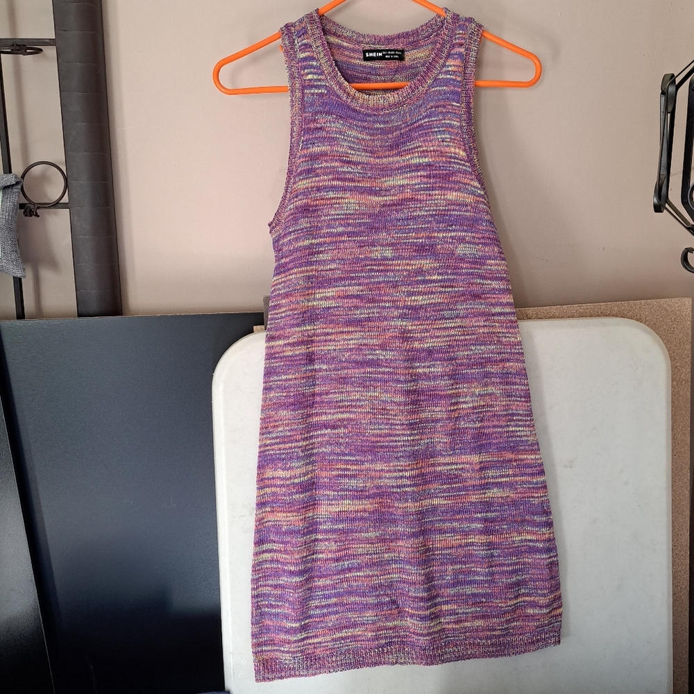 Shein Mini Sweater Dress sz 8/10